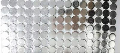 کنتاکت های نقره ای اجزای رسانای کلیدی هستند